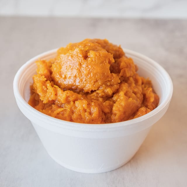 Sweet Potato Mash.
