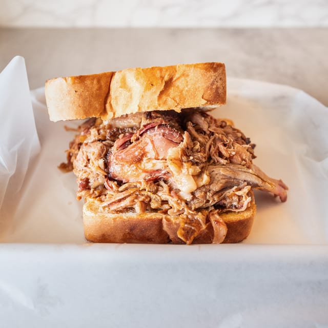 Pulled Pork Sandwich.